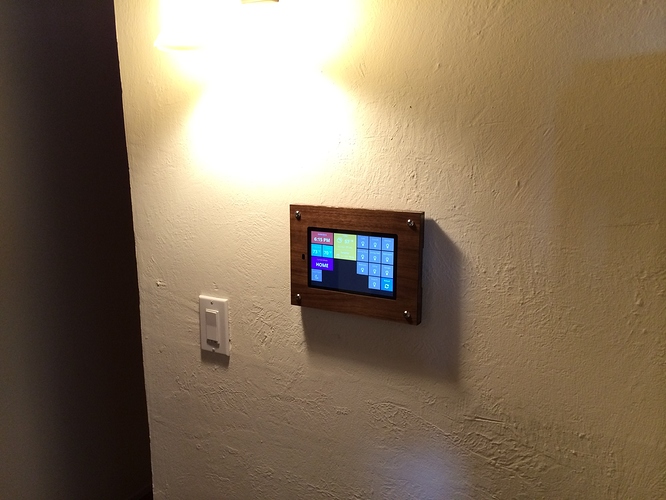 ipad smart home control panel