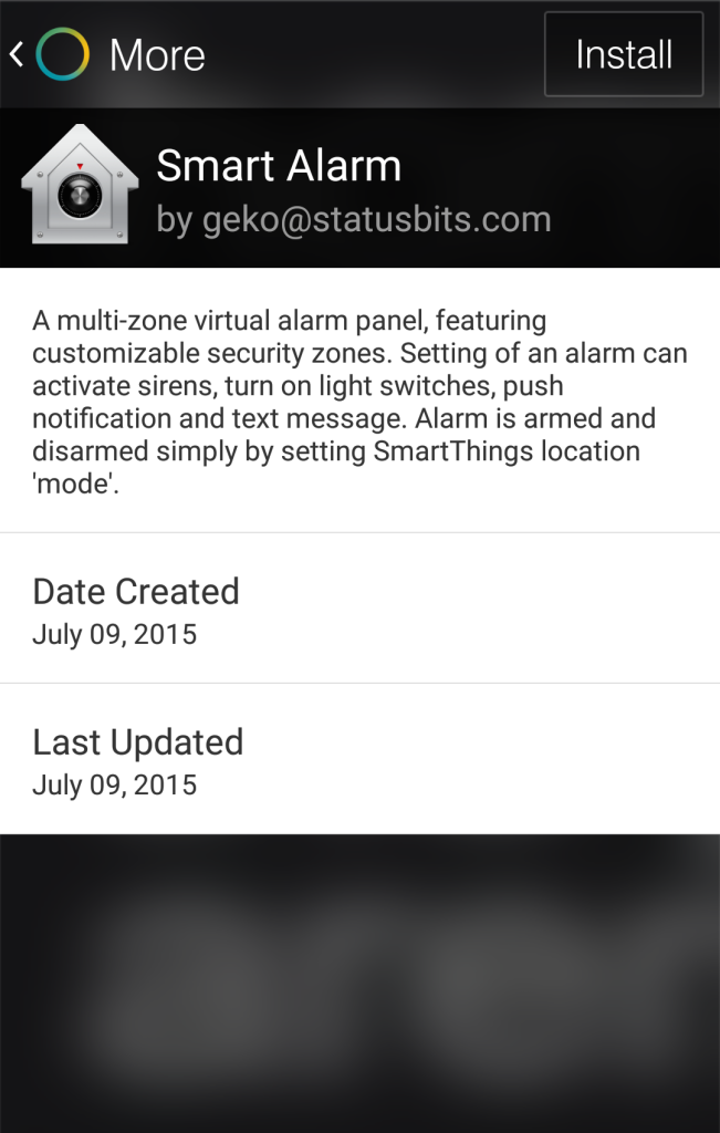 smartthings create new smartapp