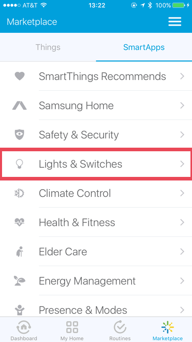 smartthings install smartapp