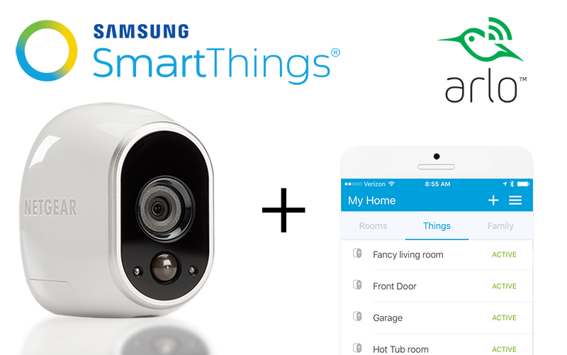 arlo q smartthings