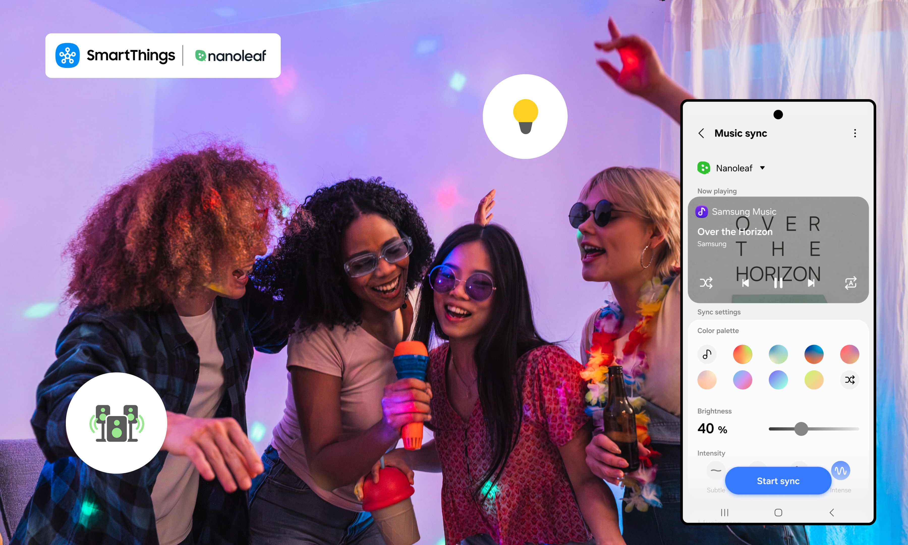 SmartThings Music Sync and Nanoleaf Header Image